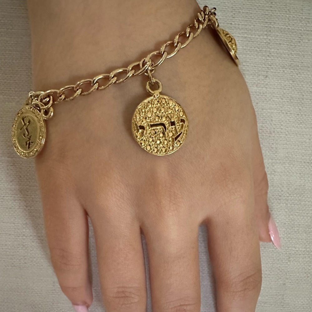 14k over 925 plated bracelet
